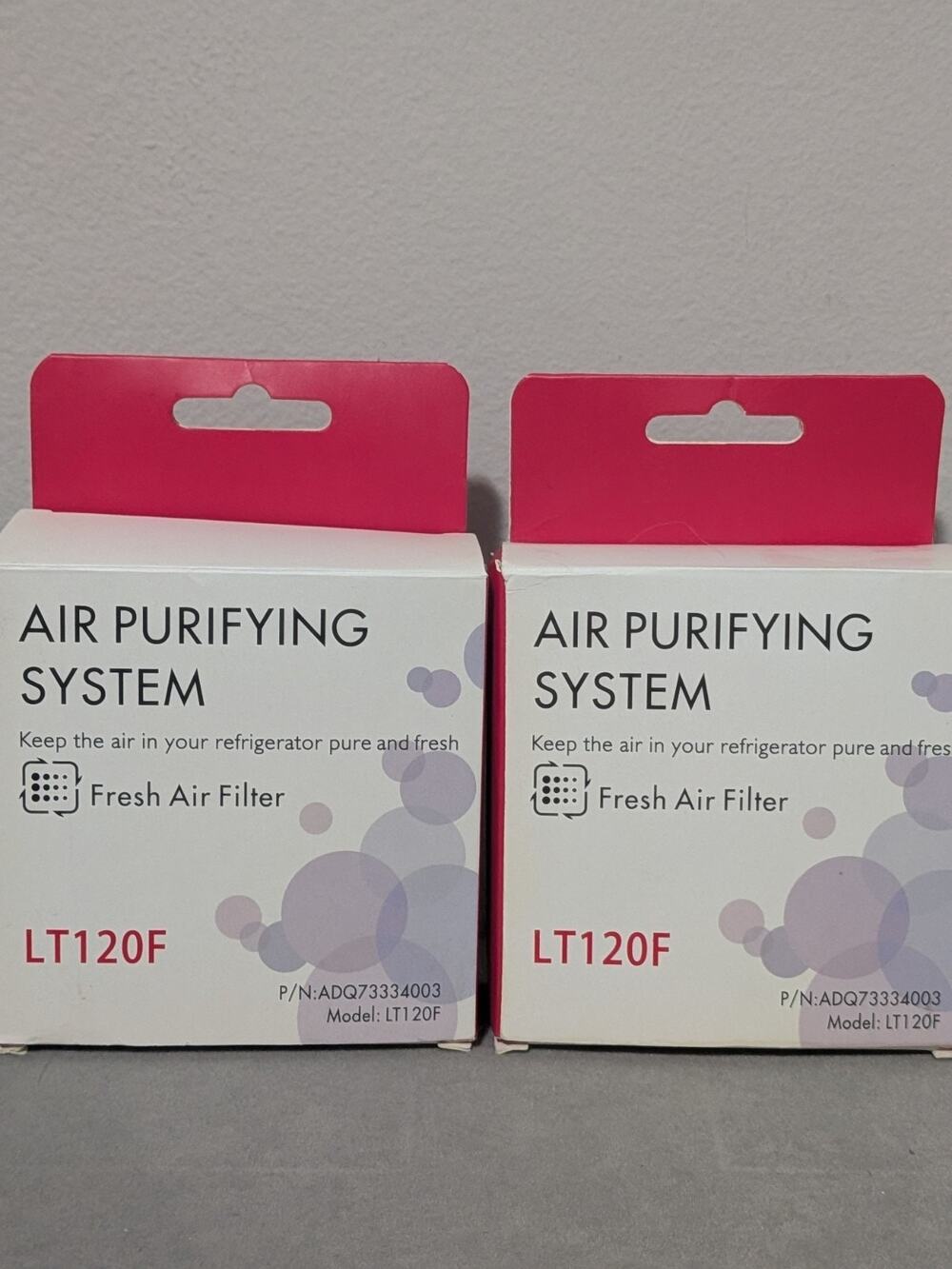 5-Pack LT120F Refrigerator Air Filter Replacement for LG Kenmore ADQ73334003